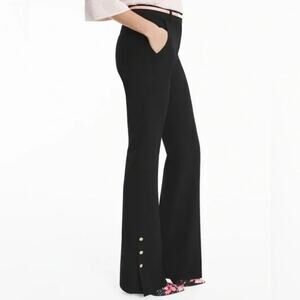White House Black Market Black Wide Leg Pants